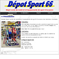 D&eacute;pot Sport 66 / D&eacute;pot Sport 66 - Premier d&eacute;pot-vente de mat&eacute;riels et &eacute;quipements de sport d'occasion des Pyr&eacute;n&eacute;es Orientales